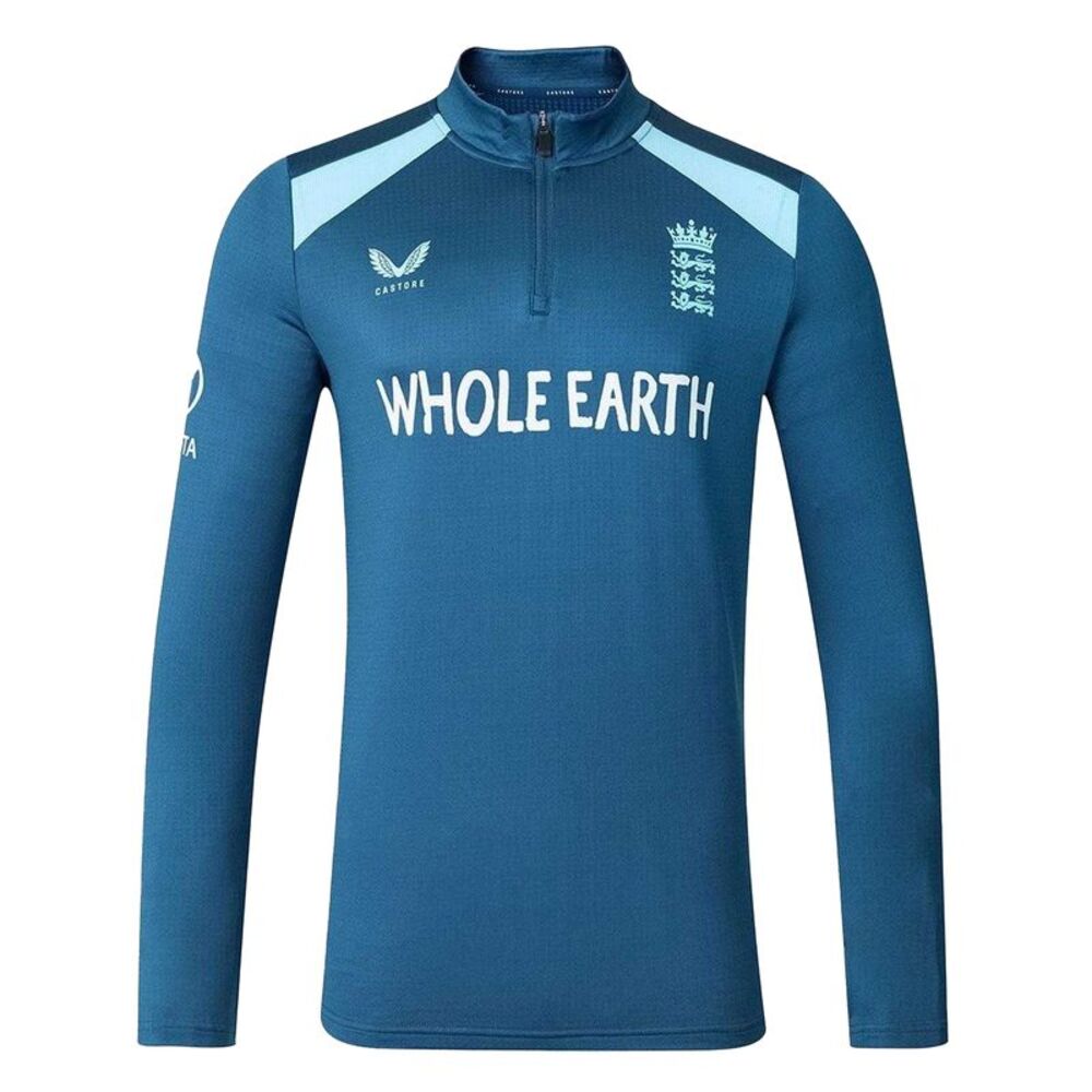Castore Mens England Cricket Base Layer Top / Ensign Blue